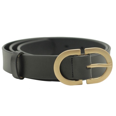 皮带真皮纯牛皮 腰带女ins风简约百搭配牛仔带装饰工装裤韩国男啄木鸟 棕色.