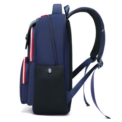 高尔夫GOLF小学生书包英伦时尚儿童书包男款双肩背包大容量中学生书包夜光反光条D9BV33951S蓝色升级版