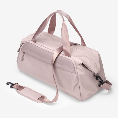高尔夫GOLF旅行包女休闲运动健身包干湿分离出差手提行李包大容量单肩斜挎包防泼水旅游袋 裸粉色